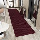 Tapete Ottomanson Hallway Runner 80 cm x 427 cm Poliéster vermelho