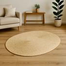 Tapete Oval em Sisal natural