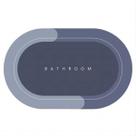 Tapete Oval para Banheiro Box Mágico Ultra Absorvente