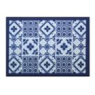 Tapete P/Cozinha Azulejo Azul Uzoo 50x70 Tapete P/Cozinha Azulejo Azul Uzoo 50x70