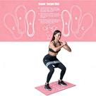 Tapete para Agachamento 81 x 36 cm Antiderrapante Rosa