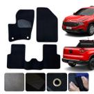 Tapete Para Automóveis para Fiat Toro carpete Anos 2016 A 2025 3 Peças Original Lanzi