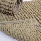 Tapete para Banheiro Bolinha Soft 38x58 Bege Escuro Tapete para Banheiro Bolinha Soft 38x58 Bege Escuro