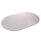 Tapete para Banheiro Contour One 58cm x 38cm Bege PVC Lyor