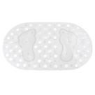Tapete para Banheiro Oval Antiderrapante - Sortido