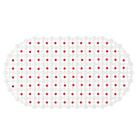 Tapete Para Box Cristal Oval Antiderrapante