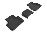 Tapete para Carro 3D MAXpider Kagu Preto Audi Q7 Q8 2ª Fileira
