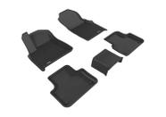 Tapete para Carro 3D MAXpider Kagu Preto Audi Q7 Q8 Conjunto Completo Tapete para Carro 3D MAXpider Kagu Preto Audi Q7 Q8 Conjunto Completo