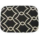 Tapete para casa preto estampado com arabic tamanho 40 x60cm Tapete para casa preto estampado com arabic tamanho 40 x60cm