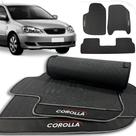 Tapete Para Corolla 2003 a 2007 Linha Exclusiva Premium Sob Medida Preto Impermeável