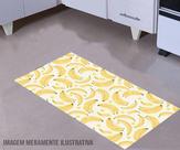 tapete para cozinha cachos de banana 60x40cm