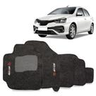 Tapete para Etios Hatch Sedan 2012 a 2021 Jogo 5 Peças Carpete Automotivo
