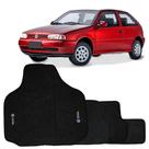 Tapete para Gol 1981 a 2023 G1 G2 G3 G4 G5 G6 G7 G8 Preto Carpete Automotivo 5 Peças