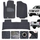 Tapete Para Nissan Frontier 2008 a 2016 Personalizado Borracha vinílica 3 peças Grafite Sob Medida