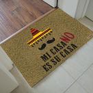 Tapete Para Porta de Apartamento Mi Casa No Es Su Casa 60x40 cm