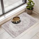 Tapete para ração de cachorro Ywomgcj impermeável de secagem rápida 30 x 51 cm