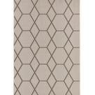 Tapete Para Sala Eva Antiderrapante Funcional Hexagonal 1,00 x 1,50 Areia J Serrano Tapete Para Sala Eva Antiderrapante Funcional Hexagonal 1,00 x 1,50 Areia J Serrano