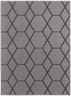Tapete Para Sala Eva Antiderrapante Funcional Hexagonal Moderno 1,00 x 1,50 J Serrano