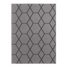 Tapete Para Sala Funcional Hexagonal 52 Grafite 2,00x2,50m Tapete Para Sala Funcional Hexagonal 52 Grafite 2,00x2,50m