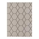 Tapete Para Sala Funcional Hexagonal 60 Areia 2,00x3,00m Tapete Para Sala Funcional Hexagonal 60 Areia 2,00x3,00m