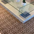 Tapete Para Sala Quarto 1,00 x 1,50 Facil Limpeza Estampa Geométrica