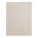 Tapete Para Sala Quarto Antiderrapante Shaggy Pelo Baixo 1,50m x 2,00m Classic Perola Oasis