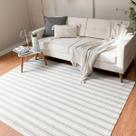 Tapete para Sala Quarto de Algodão Antiderrapante 1,40 x 2,00 Lavável na Máquina Decoração Rústico Moderno Tear Artesanal