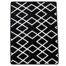 Tapete Para Sala Quarto Geométrico Macio Grosso Antiderrapante 100X150cm Formas Modelos Cor:Preto Tapete Para Sala Quarto Geométrico Macio Grosso Antiderrapante 100X150cm Formas Modelos Cor:Preto