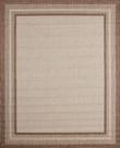 Tapete Para Sala Sisal Antiderrapante Antialérgico Eco Nature Moldura J Serrano 2,50 x 3,00 Marrom