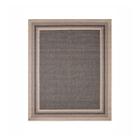 Tapete Para Sala Sisal Antiderrapante Sem Pelo Eco Nature J Serrano 2,00 x 2,50 Desenho Moldura Cor Bege Chumbo