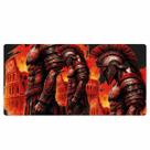 Tapete para Teclado Guerreiros de Fogo Estampa Realista Mouse Pad Vários Tamanhos