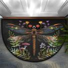 Tapete Pardick Meia Lua Libélula 91x61cm Antiderrapante Tapete Pardick Meia Lua Libélula 91x61cm Antiderrapante