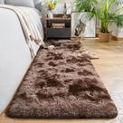 Tapete Passadeira 2 00 X 0 60 Felpudo Retangular 60 X 200 Antiderrapante Marrom