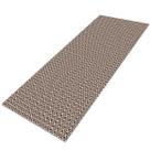Tapete Passadeira 2,50m x 65cm Grande para Cozinha Nórdico Marrom Escuro