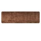 Tapete Passadeira Antiderrapante Sala Quarto Pelo Macio Apolo 50 x 100cm Chocolate