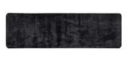 Tapete Passadeira Antiderrapante Sala Quarto Pelo Macio Apolo 66 x 180cm Preto