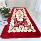Tapete Passadeira Aveludado Floral Macia Antiderrapante Para Sala Quarto Corredor Escritório Tapete Passadeira Aveludado Floral Macia Antiderrapante Para Sala Quarto Corredor Escritório