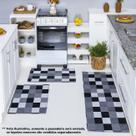 Tapete Passadeira Avulsa Jacquard Antiderrapante Cozinha Corredor Quarto Sala Geométrico Tapete Passadeira Avulsa Jacquard Antiderrapante Cozinha Corredor Quarto Sala Geométrico