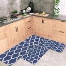 Tapete Passadeira Cozinha Tales 120x40 + 2 Capachos 60x40