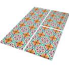 Tapete Passadeira de Cozinha Beauty 120x40 + 2 Capacho 60x40 Tapete Passadeira de Cozinha Beauty 120x40 + 2 Capacho 60x40
