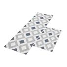 Tapete Passadeira de Cozinha Triangle 120x40 + Capacho 60x40