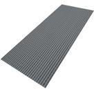 Tapete Passadeira Emborrachado PVC Antiderrapante 2,00 m x 43cm 45 cm Cinza
