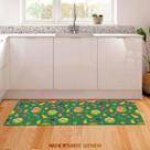 Tapete Passadeira frutas Tropicais 100x40cm