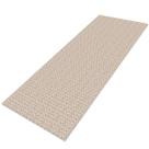 Tapete Passadeira Grande 2,00m x 65cm Artesanal Cozinha Nórdico Marrom Claro