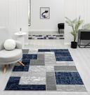 Tapete Passadeira L'Baiet Verena Azul Cinza 61x183 cm