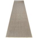 Tapete Passadeira Trilho Sisal Premium Bege Caramelo Palha Antiderrapante 0,66 x 2,50m