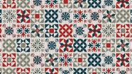 Tapete Passadeira Tropical Azulejos 2.0 - Largura 65cm - por Metro Linear