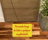 Tapete Passando Longe De Toda e Qualquer Negatividade! 60X40