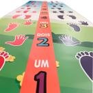 Tapete Pedagógico Infantil Tapete Pula E Vira Pé E Mão Duplo