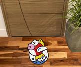 Tapete peixe fora do aquário, divertido e temático. decoração para quarto de criança e demais decorções.